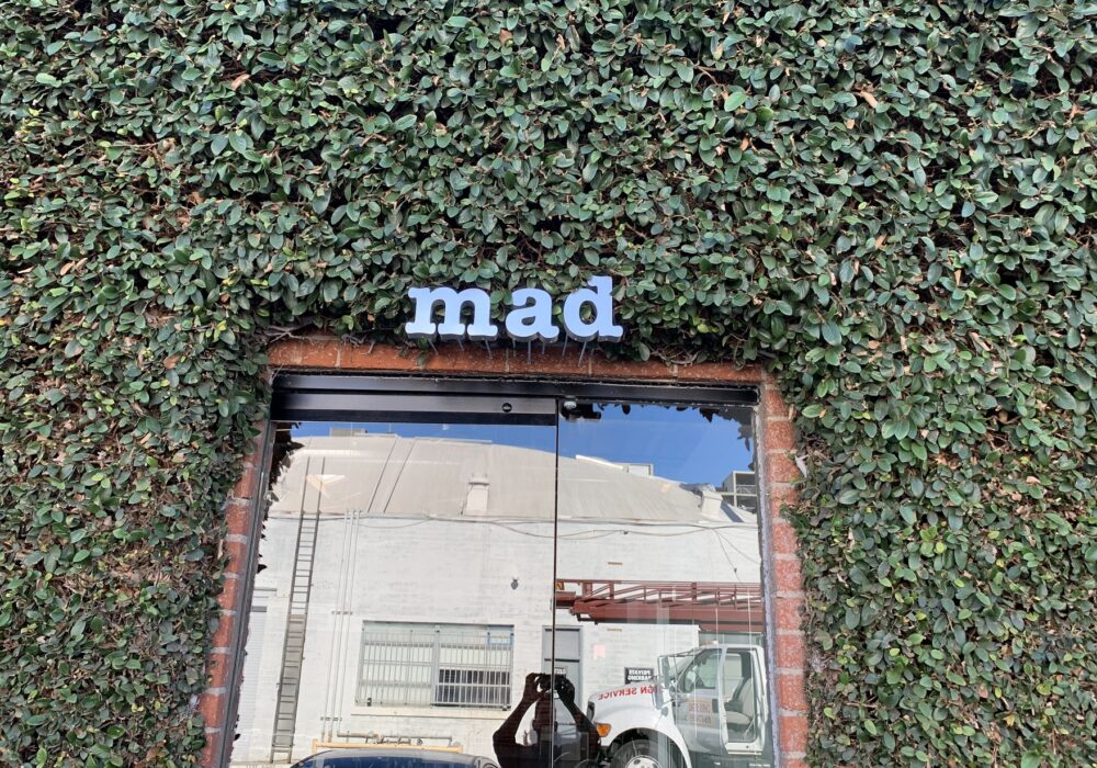 Entrance Dimensional Letters for Mad Architects in Santa Monica