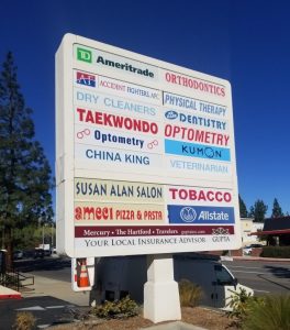 Read more about the article Tenant Pylon Sign Insert for Accident Fighters in Northridge