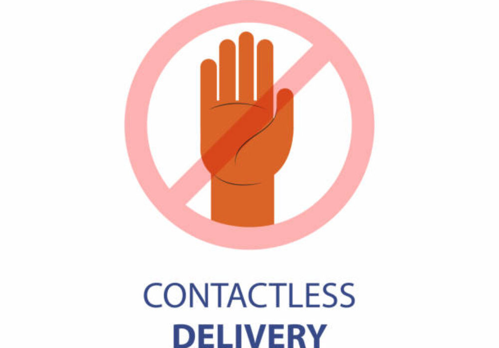 Contactless Delivery Signs
