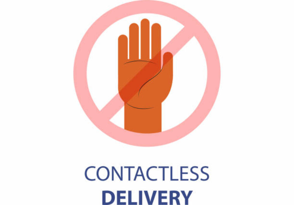 Contactless Delivery Signs