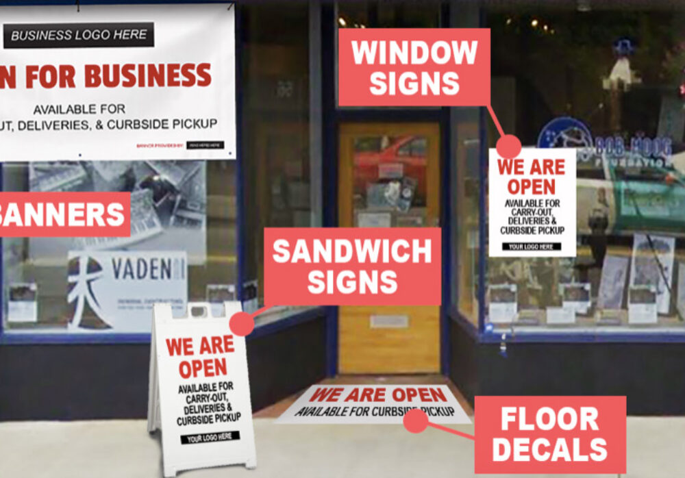 Need Welcome Back or Now Open Signs? Banners Might Be What You Need!