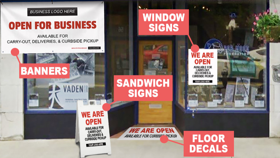 You are currently viewing Need Welcome Back or Now Open Signs? Banners Might Be What You Need!