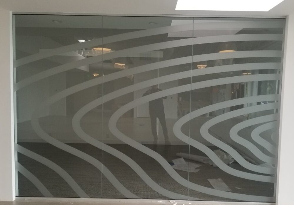 Etched Window Graphics for Northwood Investors in Santa Monica