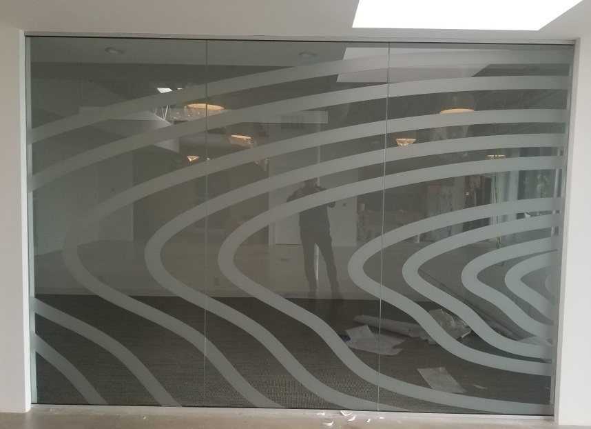 You are currently viewing Etched Window Graphics for Northwood Investors in Santa Monica