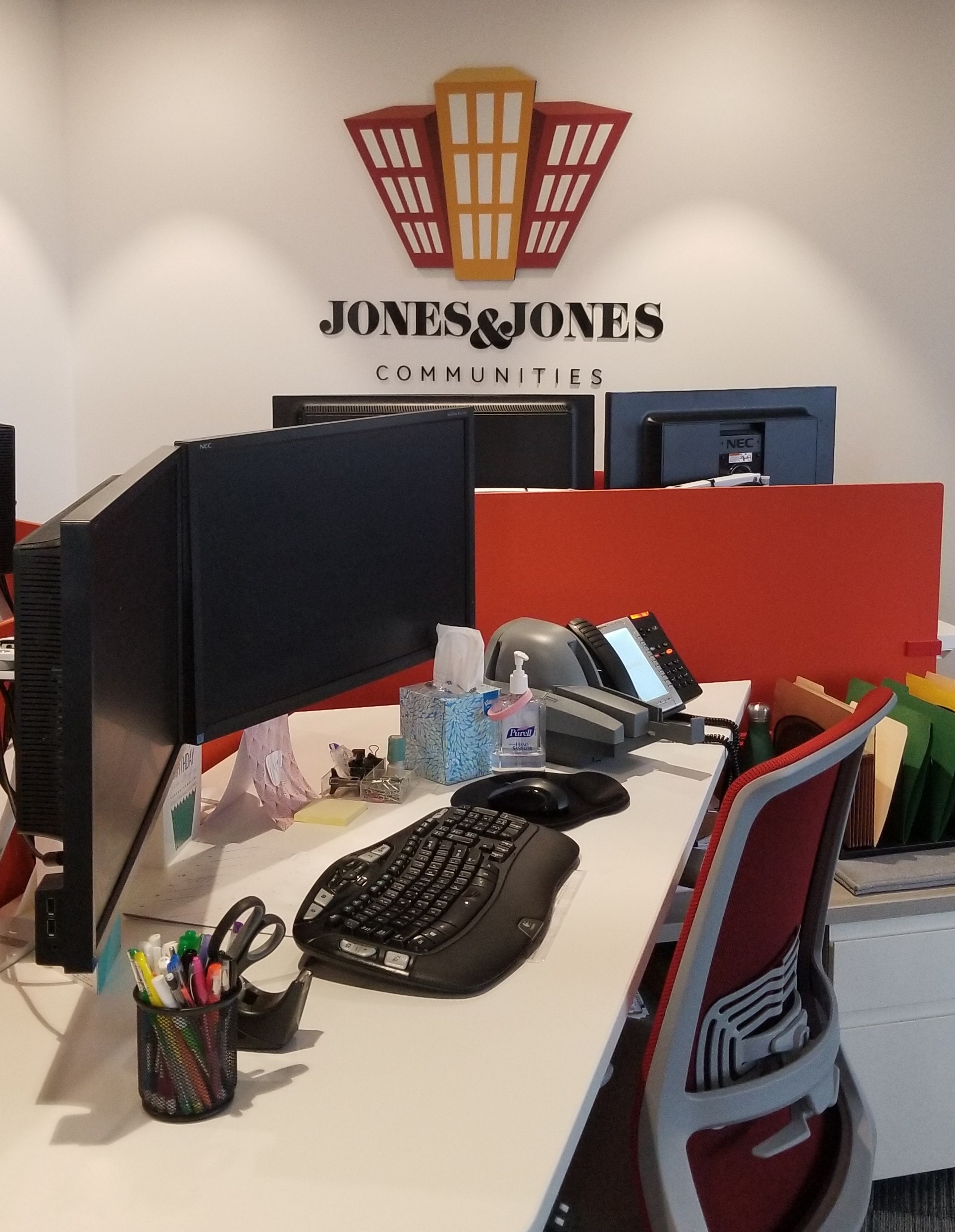 Bullpen Acrylic Lobby Sign for Jones and Jones in Woodland Hills ...