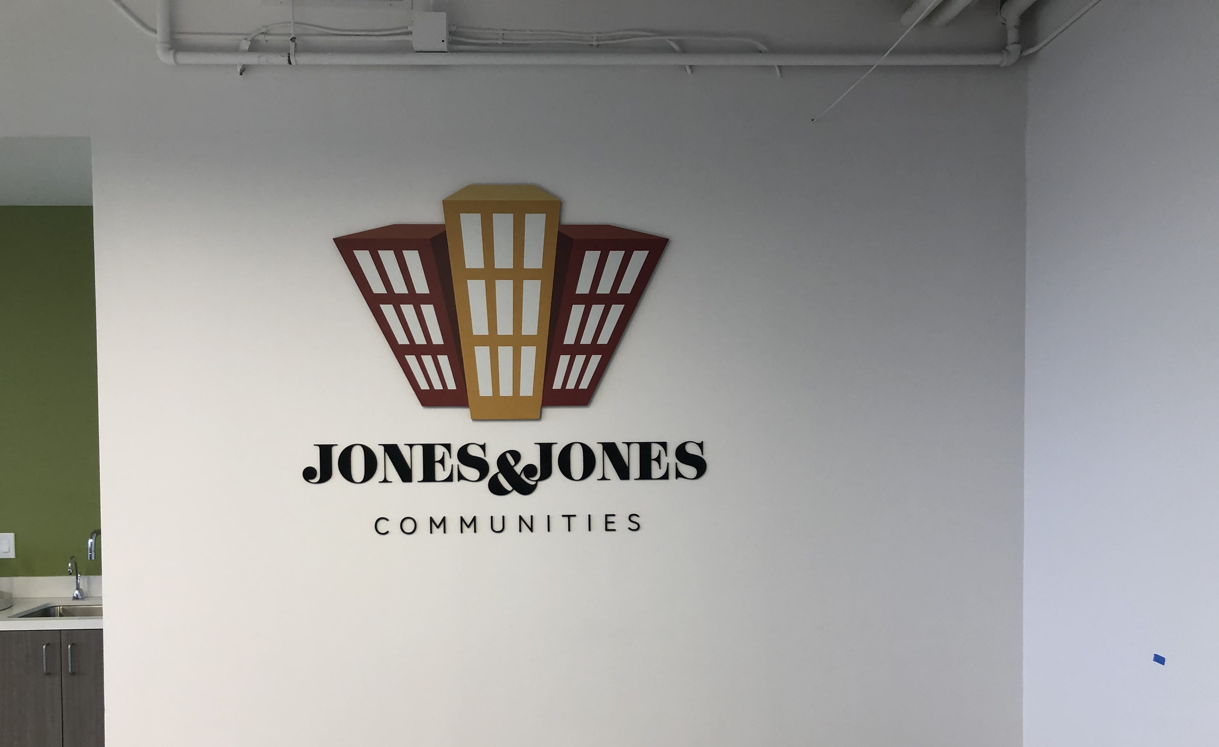This is the acrylic conference room lobby sign we fabricated and installed in Jones and Jones' Malibu office conference room.