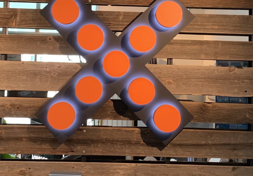 X Marks The Spot For Connexity’s Backlit Lobby Sign