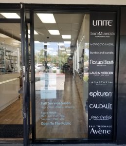 Read more about the article Salon Window Graphics for Pro Beauty in Woodland Hills