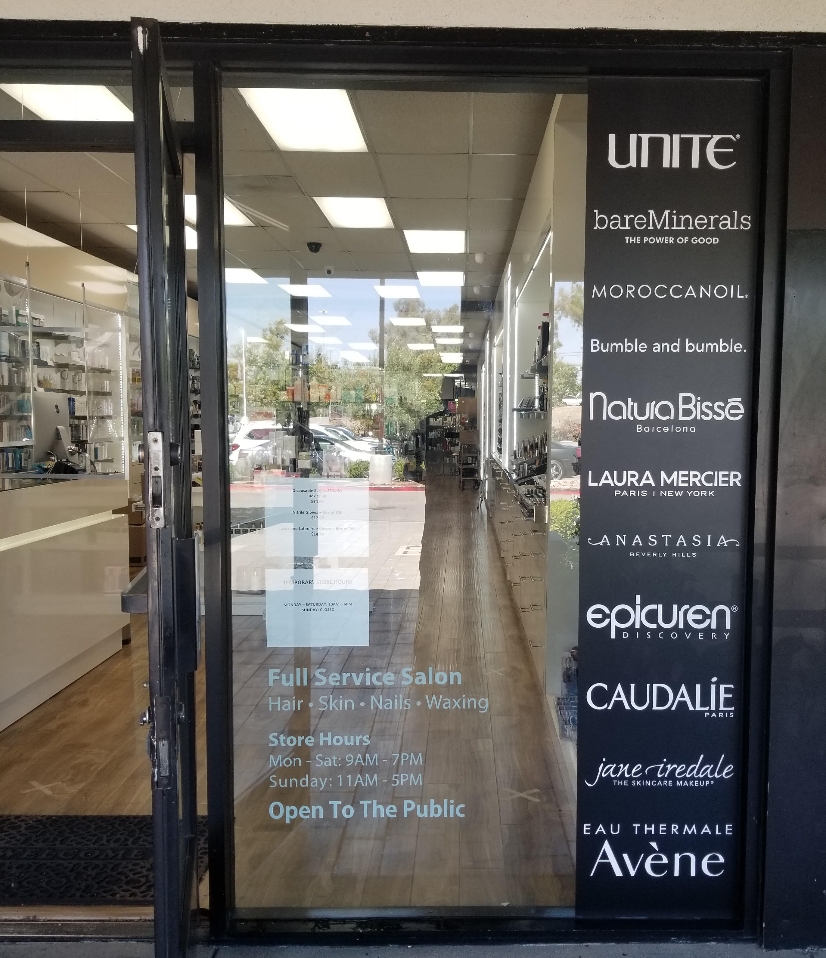 We created salon window graphics for Pro Beauty. So the Woodland Hills beauty center can advertise services while providing privacy to their clientele.