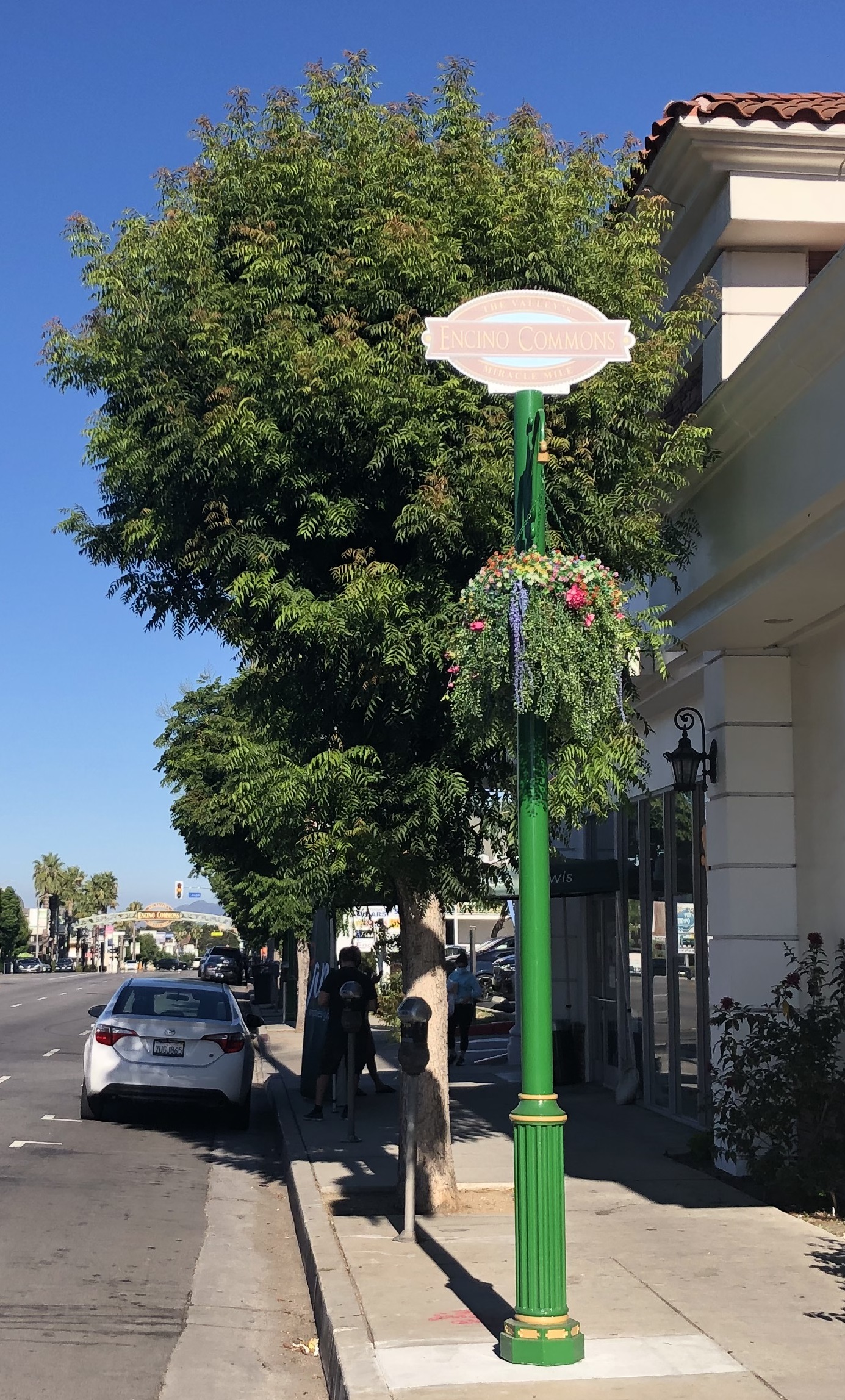 We designed 35 custom pole signs to help identify Encino's Business Improvement District. The signs were placed atop existing decorative posts.