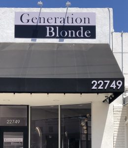 Read more about the article Dimensional Lettering Address Sign for Generation Blonde in Woodland Hills