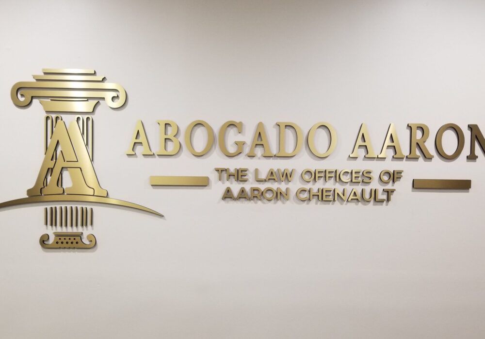 Show Trial-Winning Confidence with Law Firm Lobby Signs