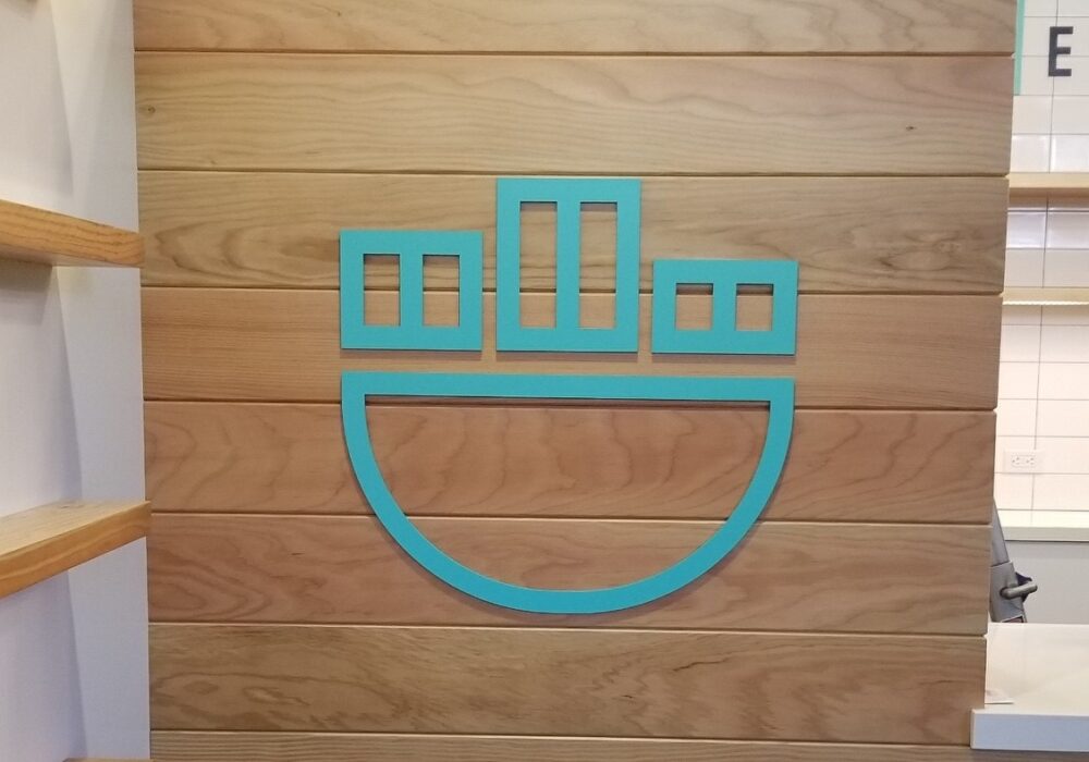 Corporate Lobby Sign for Amazon in Santa Barbara