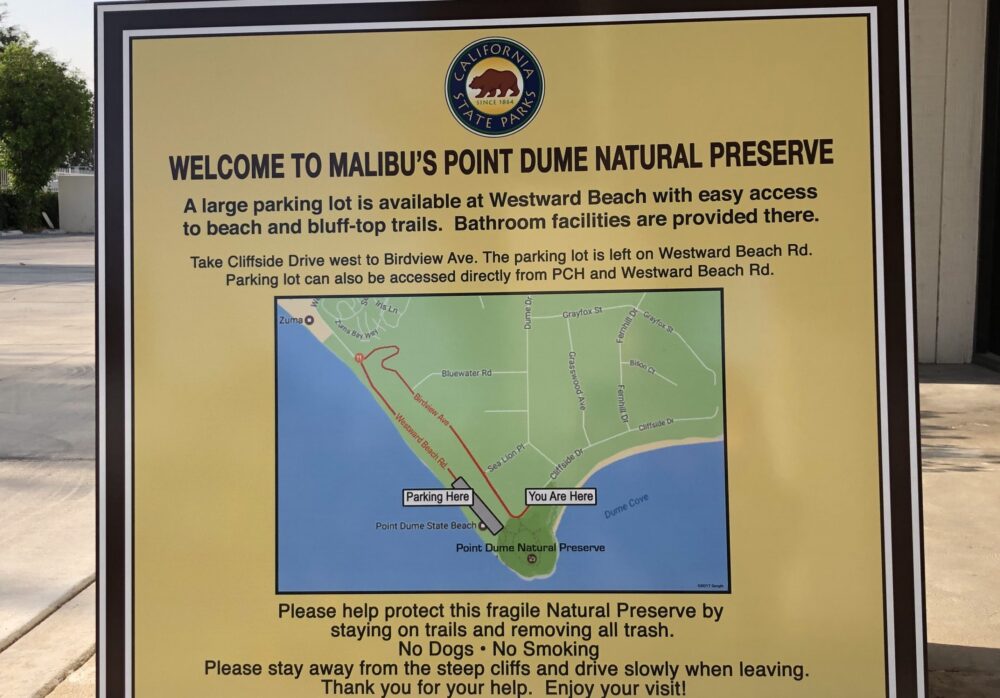 Post and Panel Sign Faces for Malibu Beach
