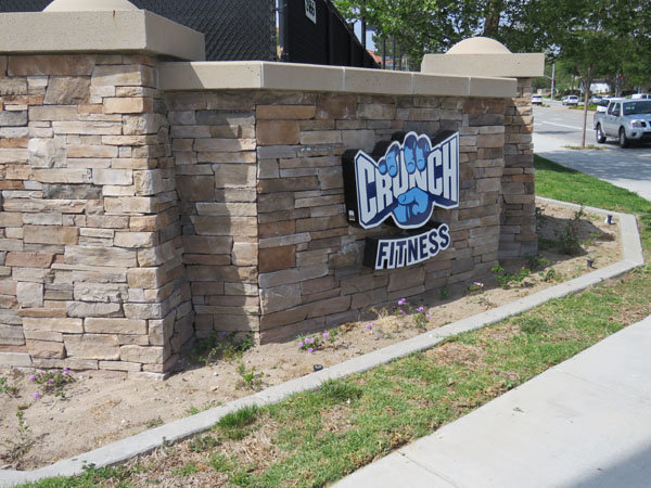Crunch Fitness Monument Sign Gym Sign Package Los Angeles Sign Company Premium Sign Solutions Southern California Sign Makers