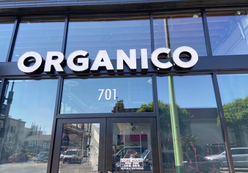 Restaurant Channel Letters for Organico in Los Angeles