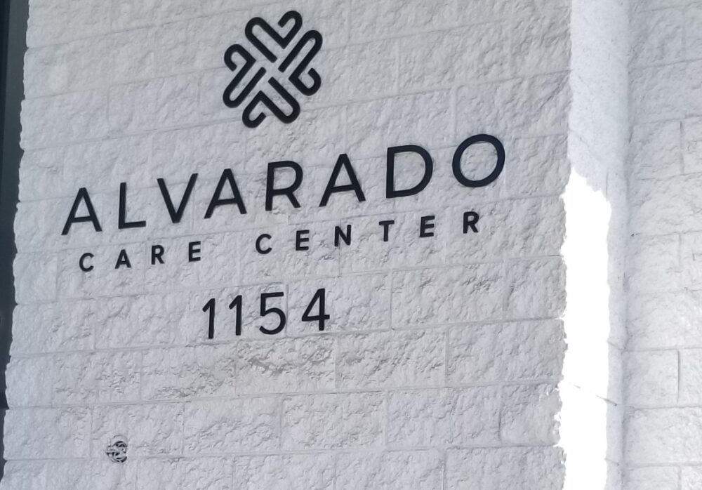 Clinic Dimensional Lettering for Alvarado Care Center in Los Angeles