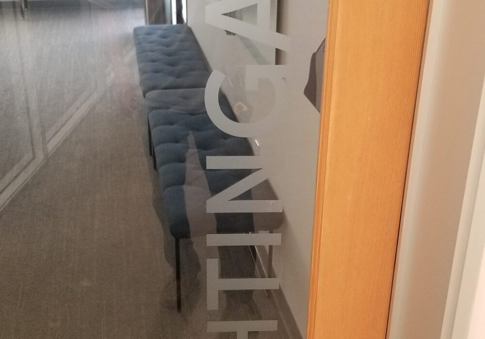 Frosted Glass Vinyl for Tiger Connect Conference Room in Santa Monica