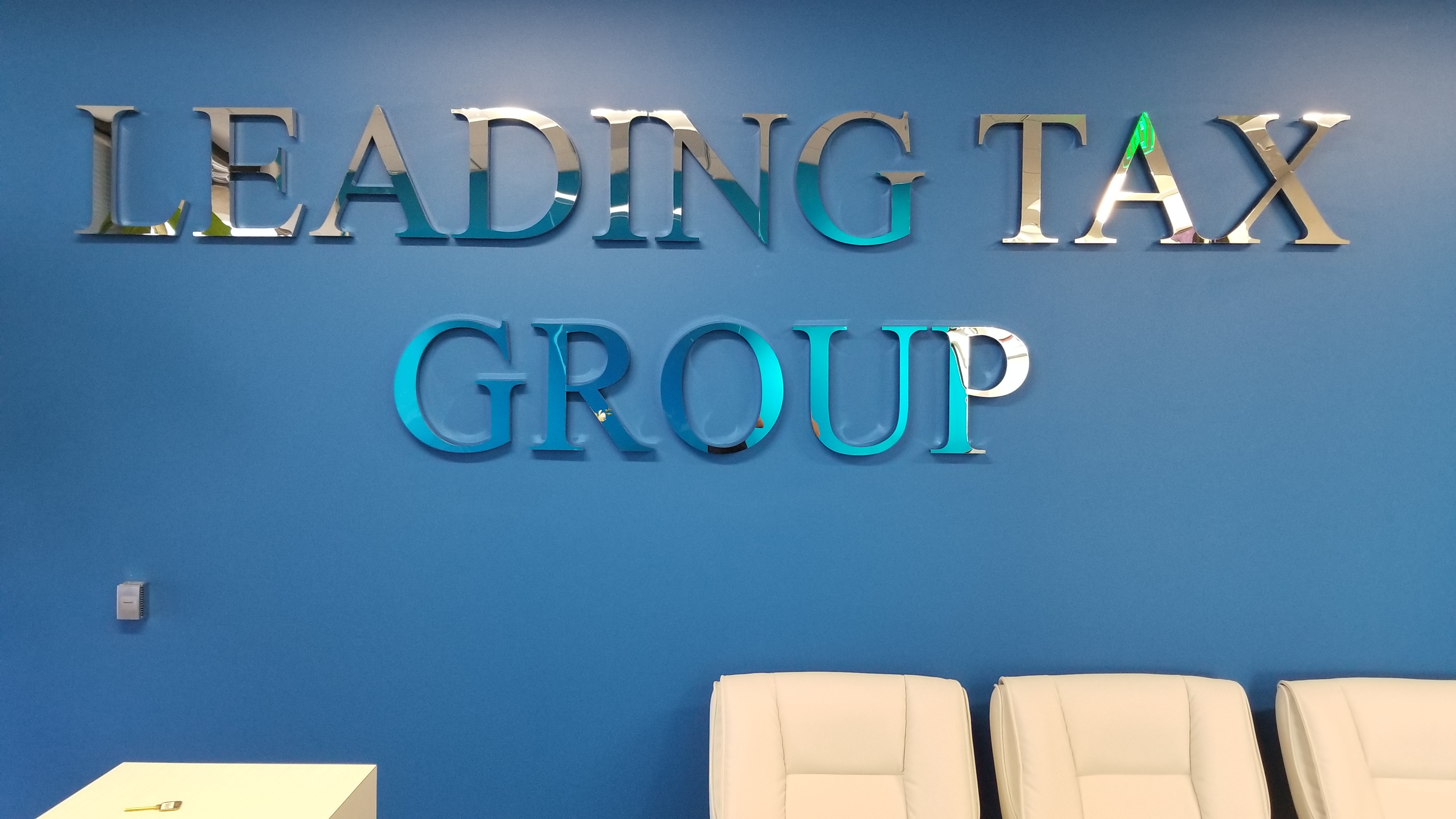 Read more about the article Metal Lobby Sign for Leading Tax Group in Sherman Oaks