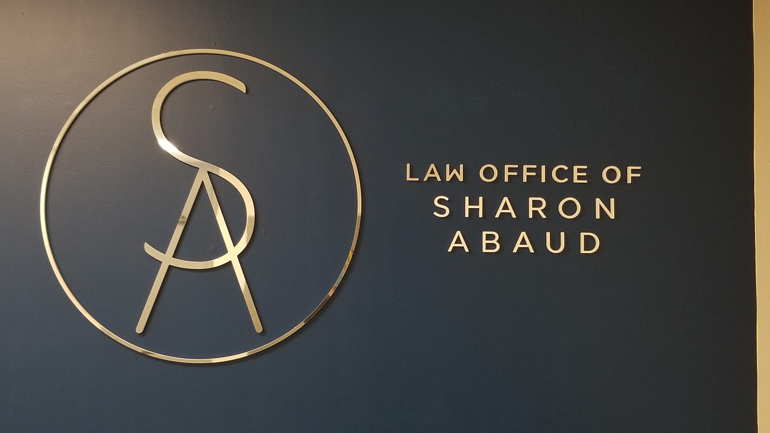 You are currently viewing Laser-Cut Acrylic Lobby Sign for Sharon Abaud in Torrance