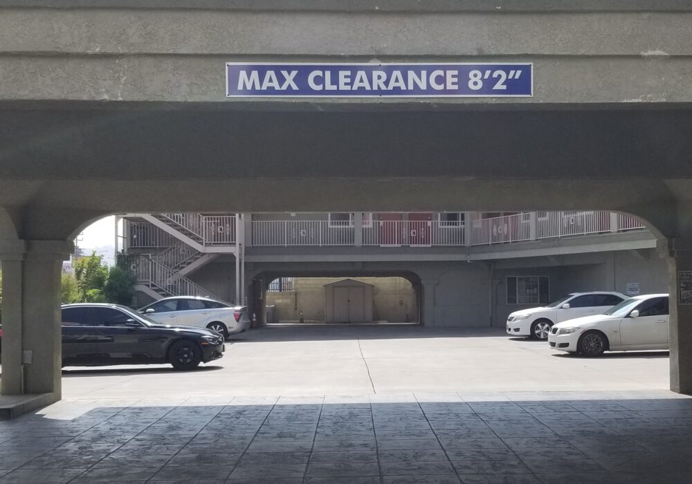 Parking Lot Sign Package for Colony Inn in North Hollywood