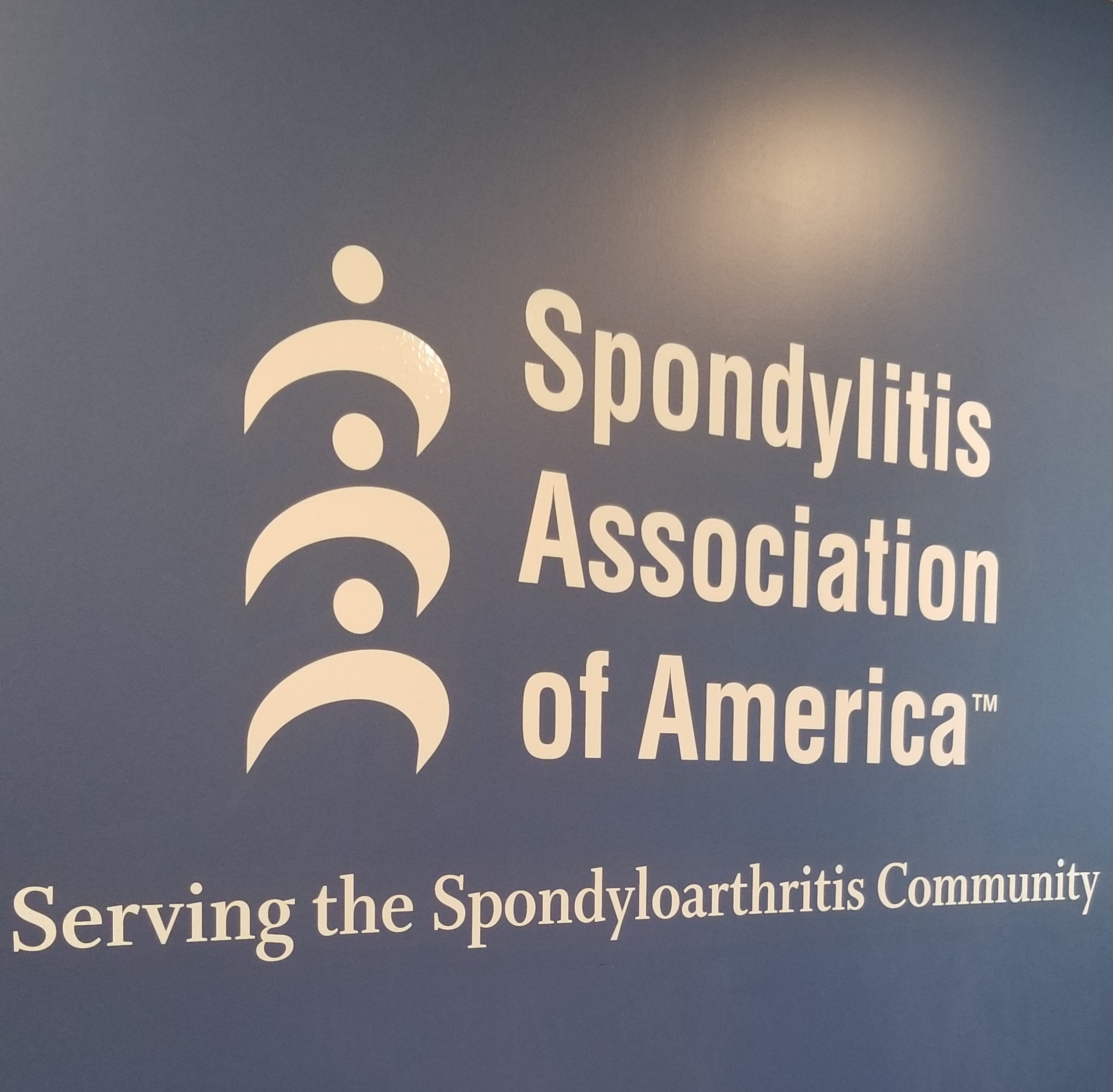 You are currently viewing Wall Graphics Lobby Sign for Spondylitis Association of America in Ventura