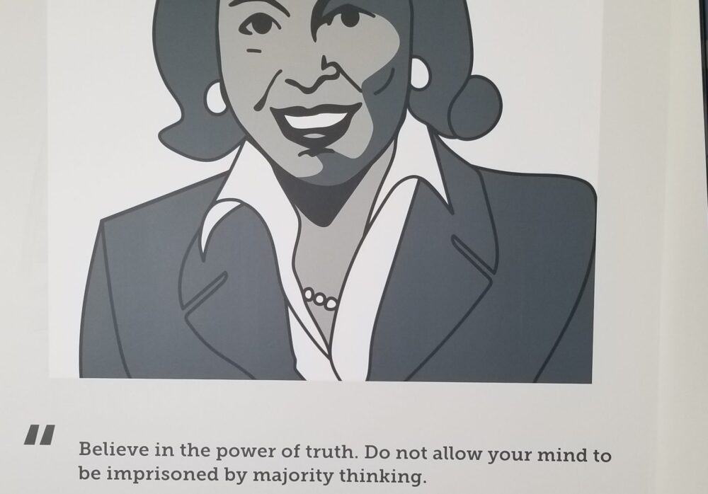 Inspiring Wall Graphics for Tiger Connect Featuring Famous Scientists