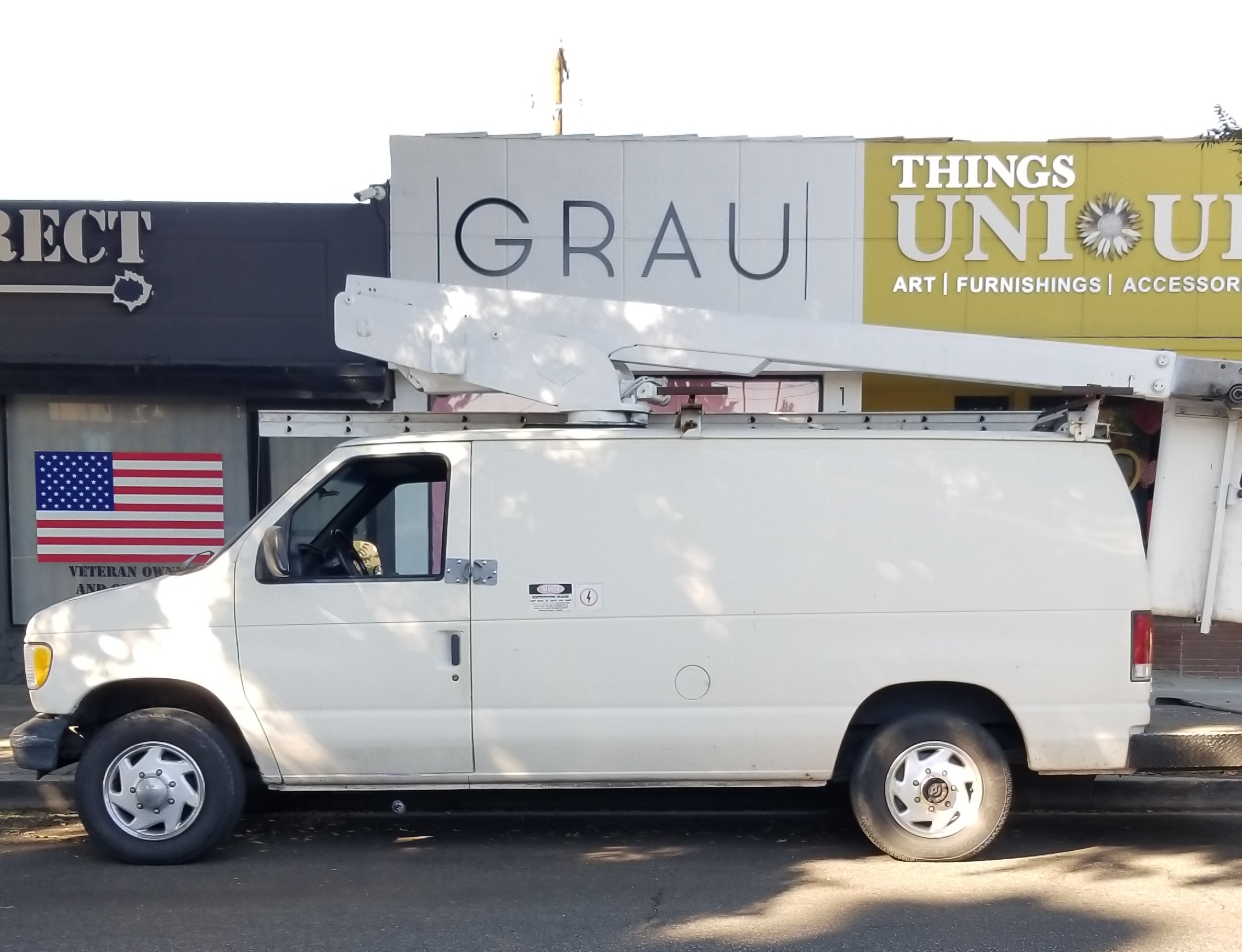 This is the storefront dimensional lettering we fabricated and installed for GRAU Women's Boutique in Burbank.