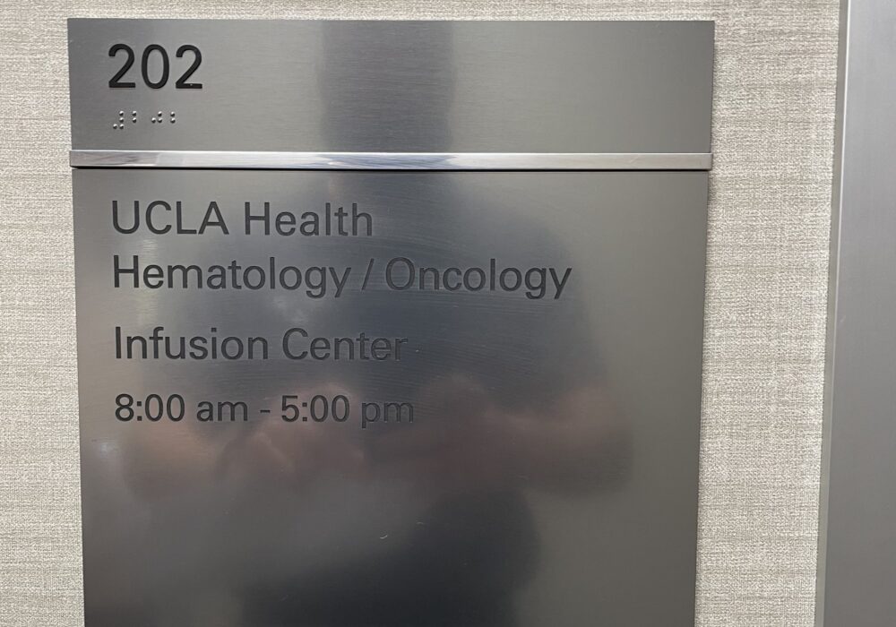 Directory Suite Plaque for UCLA Health in Westlake Village