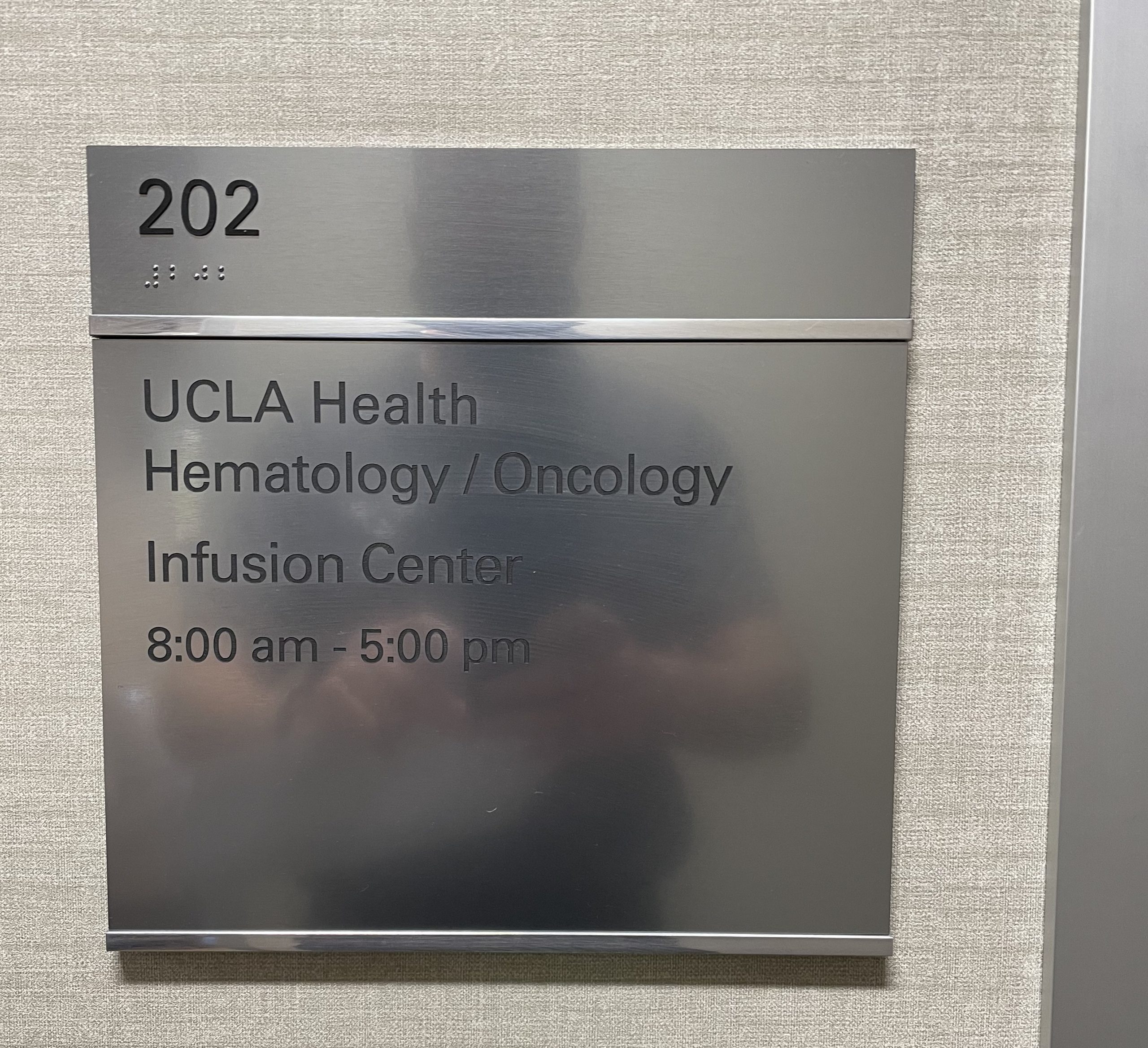 This is the directory suite plaque we made for UCLA Health. With this, the Westlake Village institution's halls will be easier to navigate.