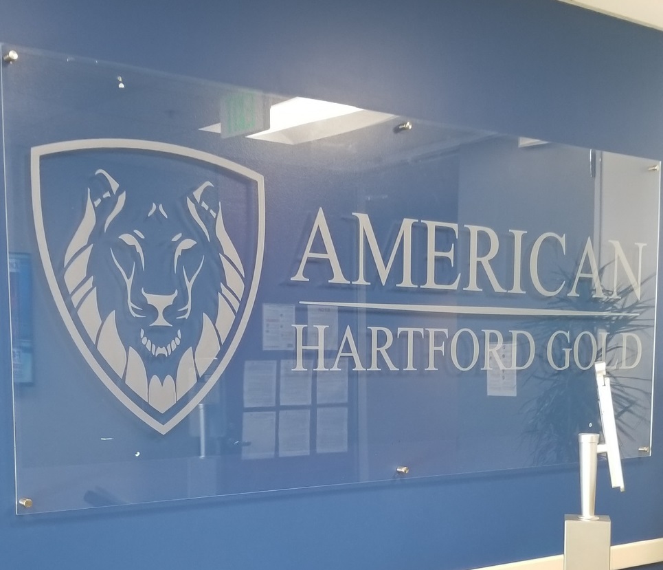 Read more about the article Corporate Lobby Sign for American Hartford Gold in Los Angeles