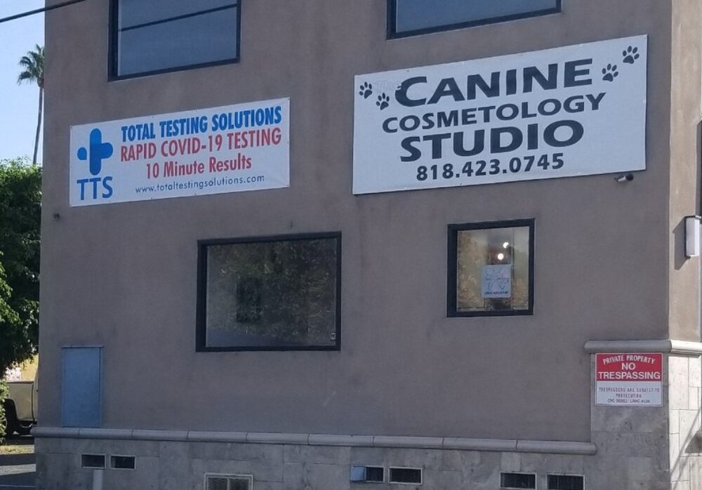 Large Banners for Total Testing Solutions in Studio City