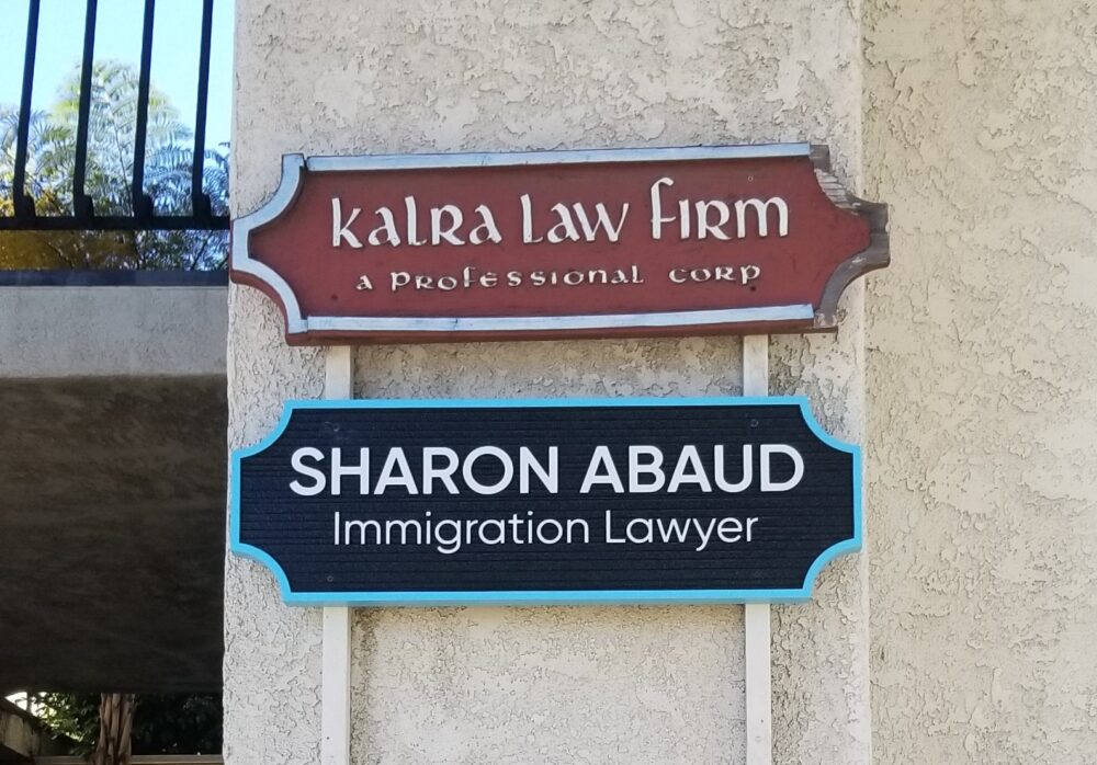 Custom Wood Sign for Sharon Abaud in Torrance