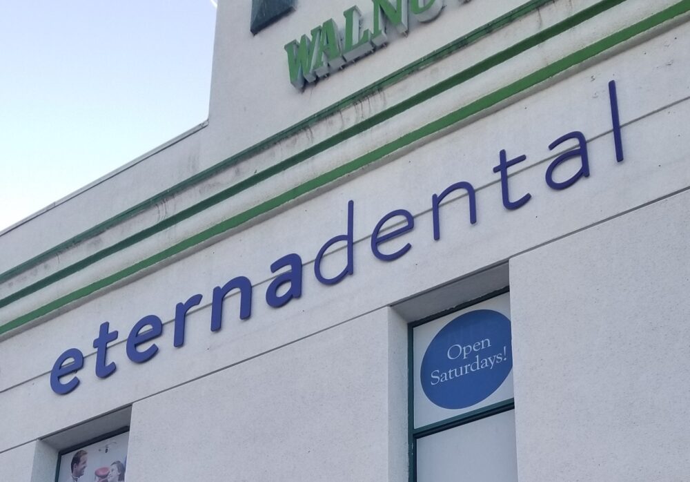 Clinic Dimensional Lettering for Eternadental’s Business Sign Package