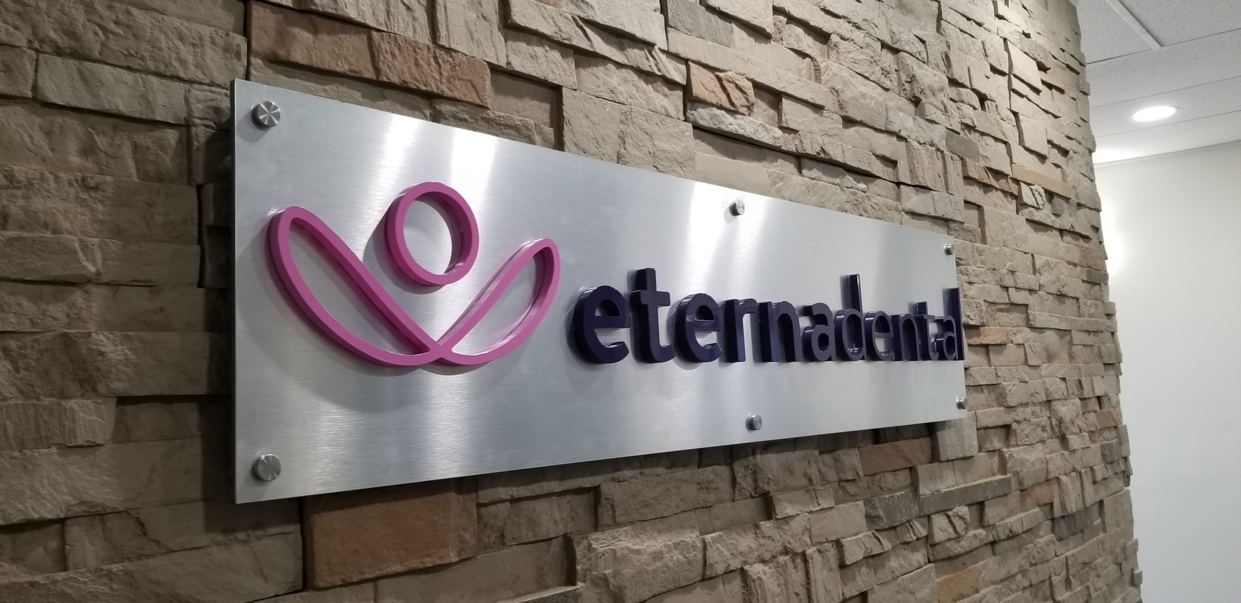 Clinic Lobby Sign for Eternadental's Business Sign Package