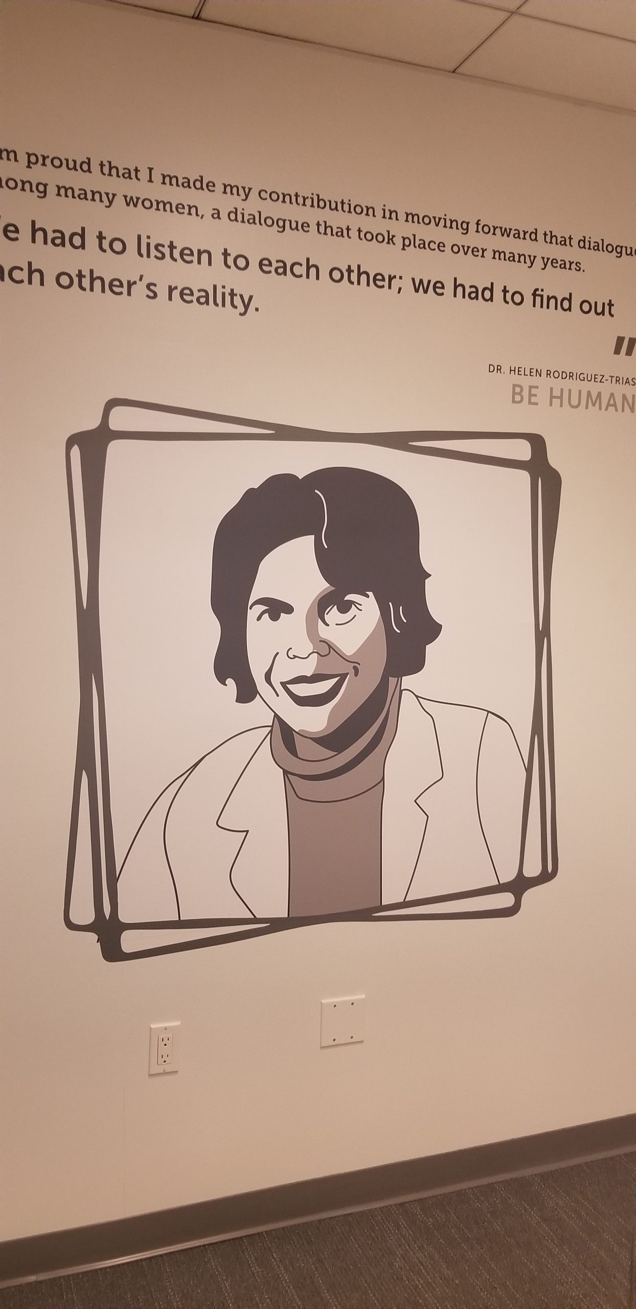 More from our office design package for TigerConnect in Santa Monica. These workplace wall graphics will certainly brighten up their office and highlight inspirational figures in the healthcare field.