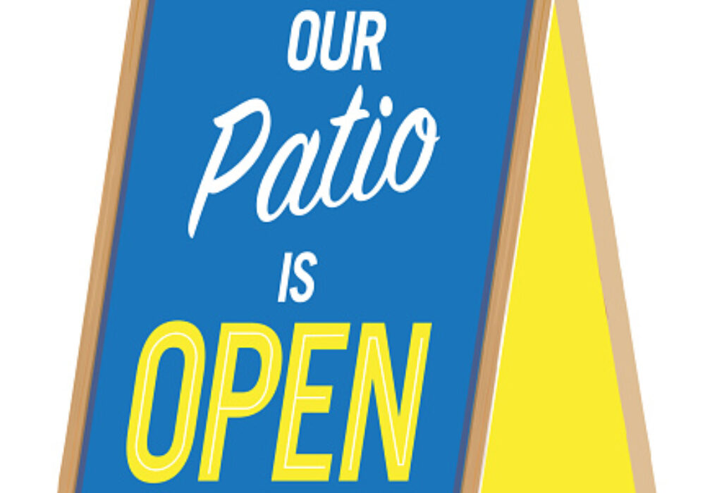 Outdoor Dining Signs for Restaurants, Bars and Cafes in Los Angeles
