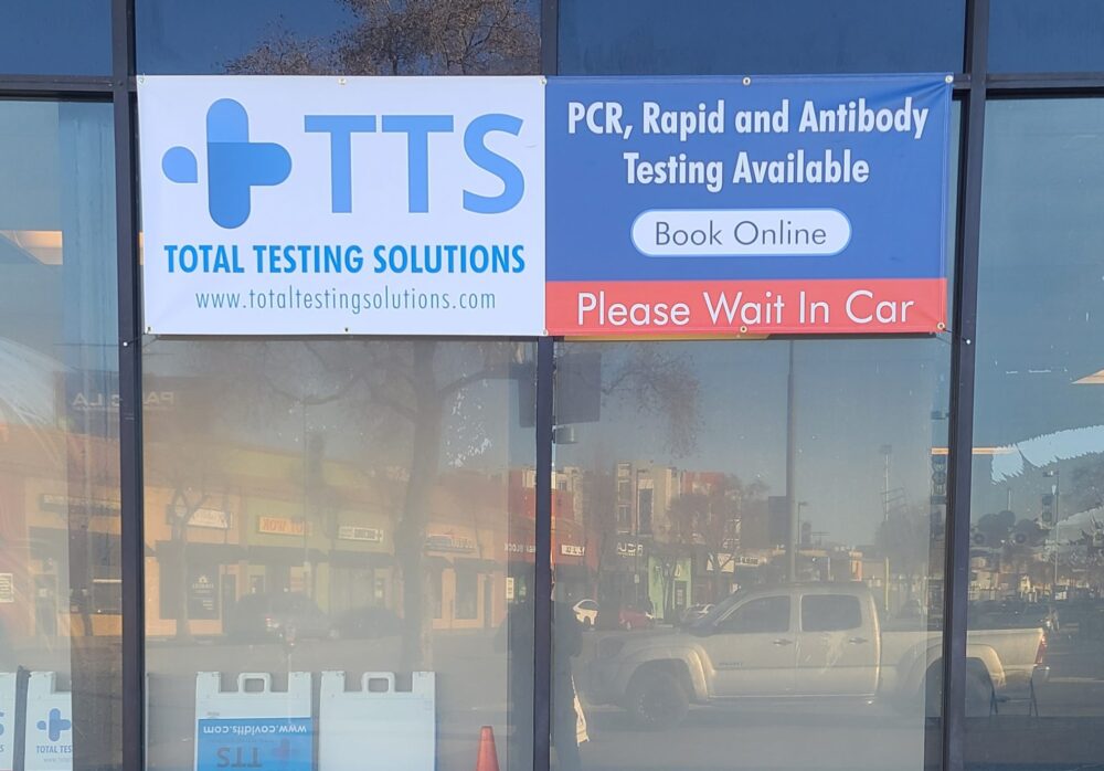 Building Banners for Total Testing Solutions in North Hollywood