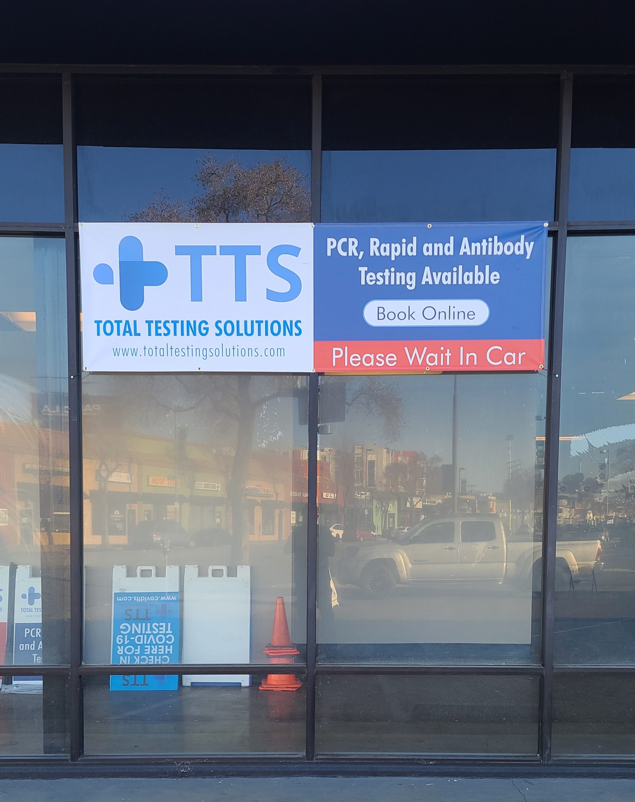 Additional building banners for Total Testing Solutions' North Hollywood location. With these, more sides of their building will be covered with signage!