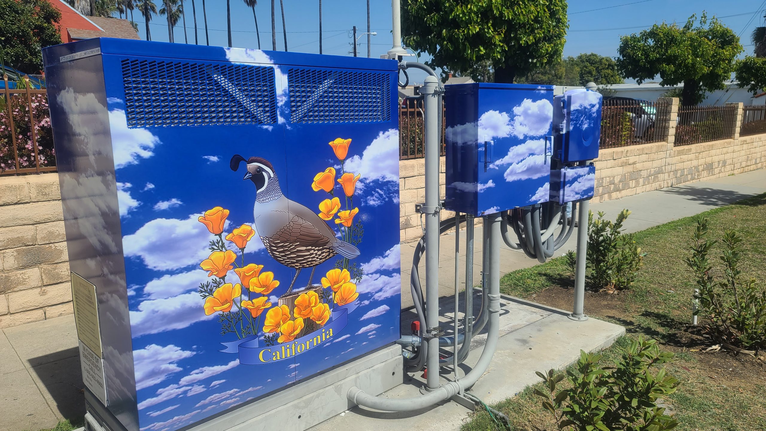 You are currently viewing Utility Box Vinyl Wrap for Process Cellular in Santa Ana