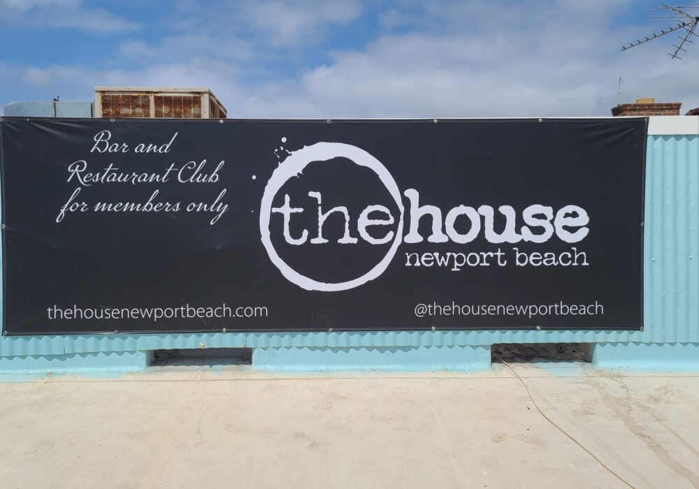 Restaurant Banner for The House Newport Beach