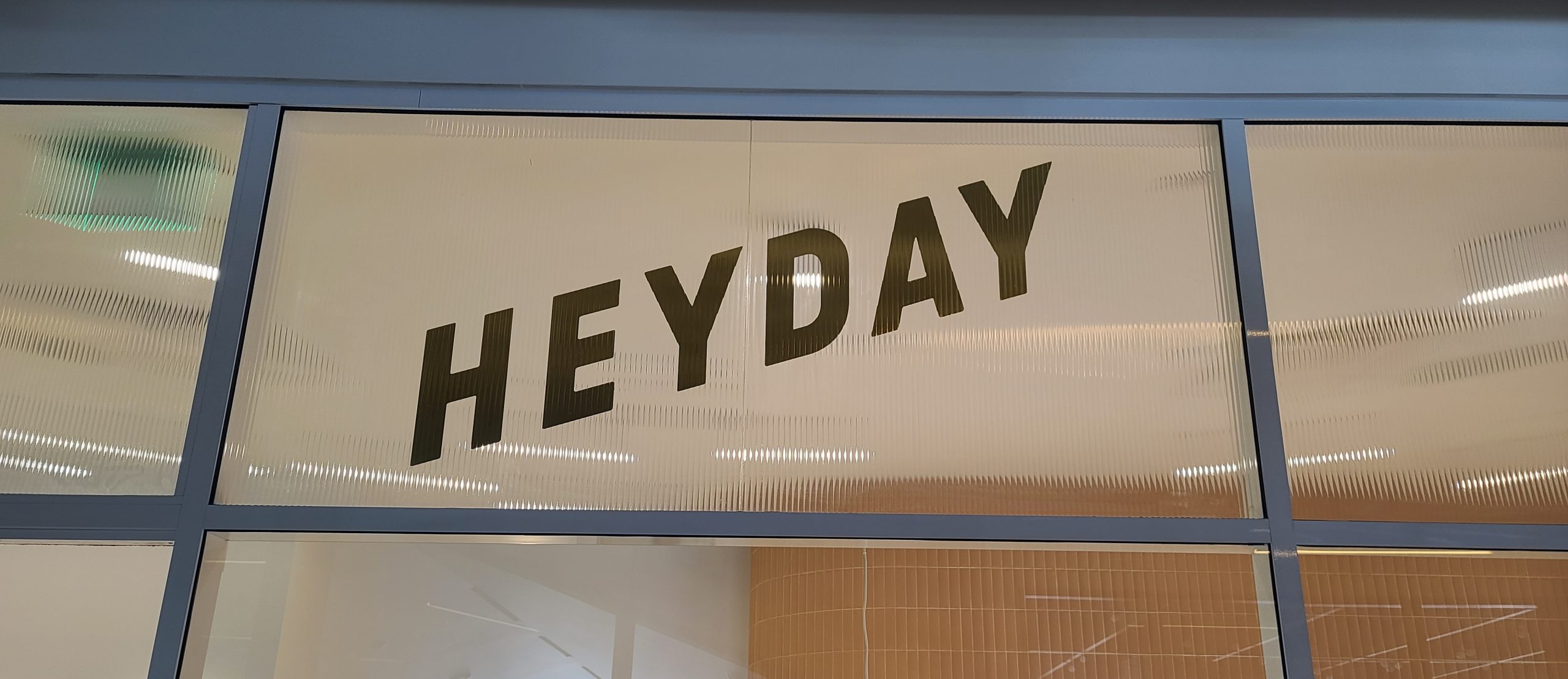 Any surface can be used for signage to boost brand visibility. That's what we did with these window graphics for Hey Day in Los Angeles!