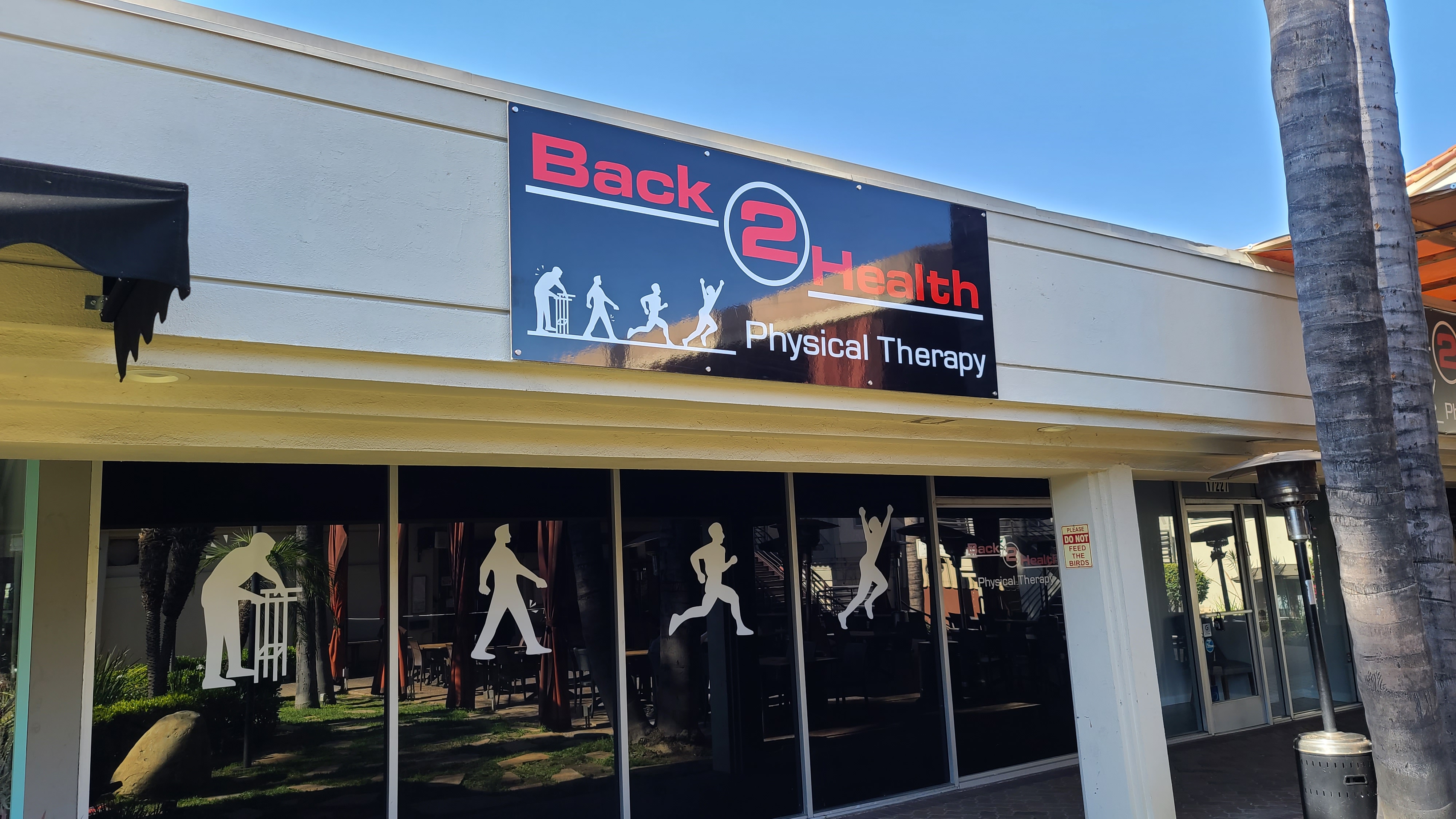 These custom outdoor signs we fabricated and installed for Back 2 Health in Encino will make them stand out from the rest and draw customers in.