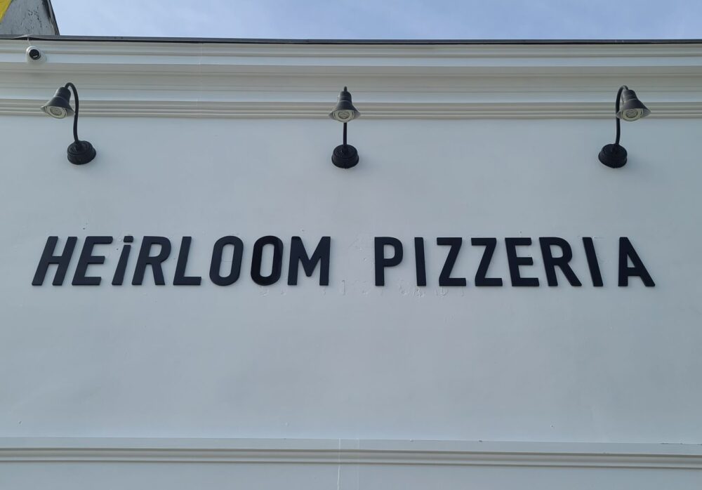 Dimensional Letters for Heirloom Pizzeria in Los Angeles