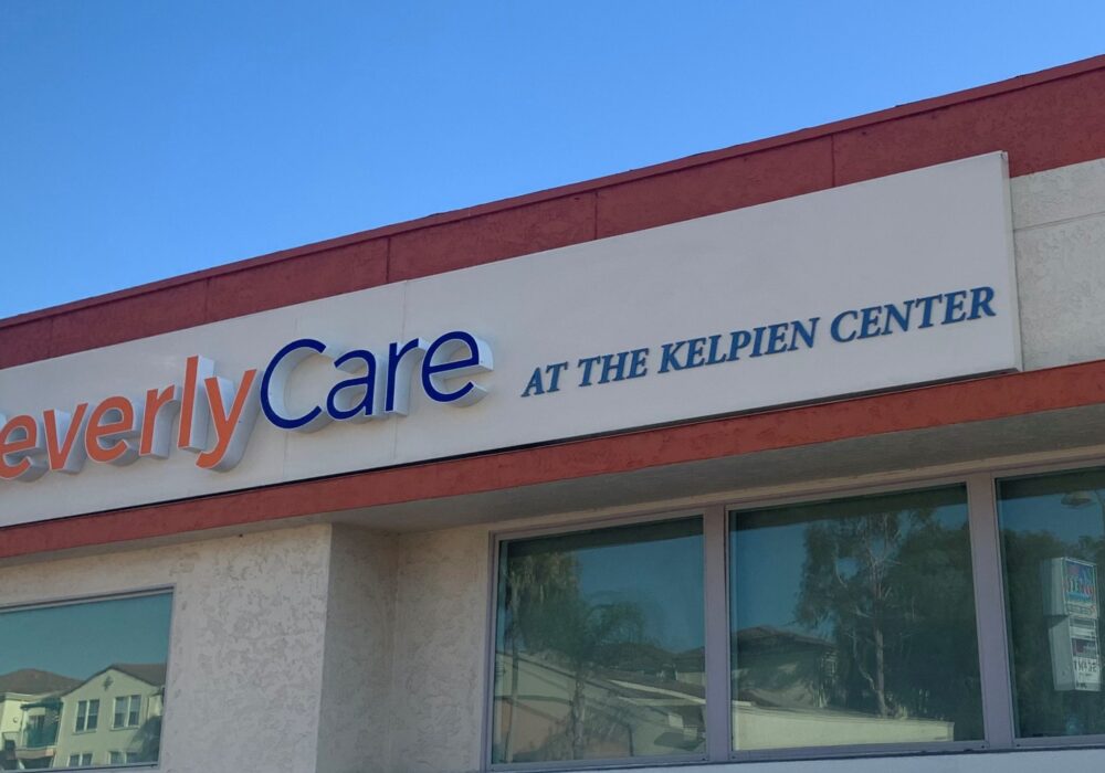 Front Lit Channel Letters for BeverlyCare in Montebello