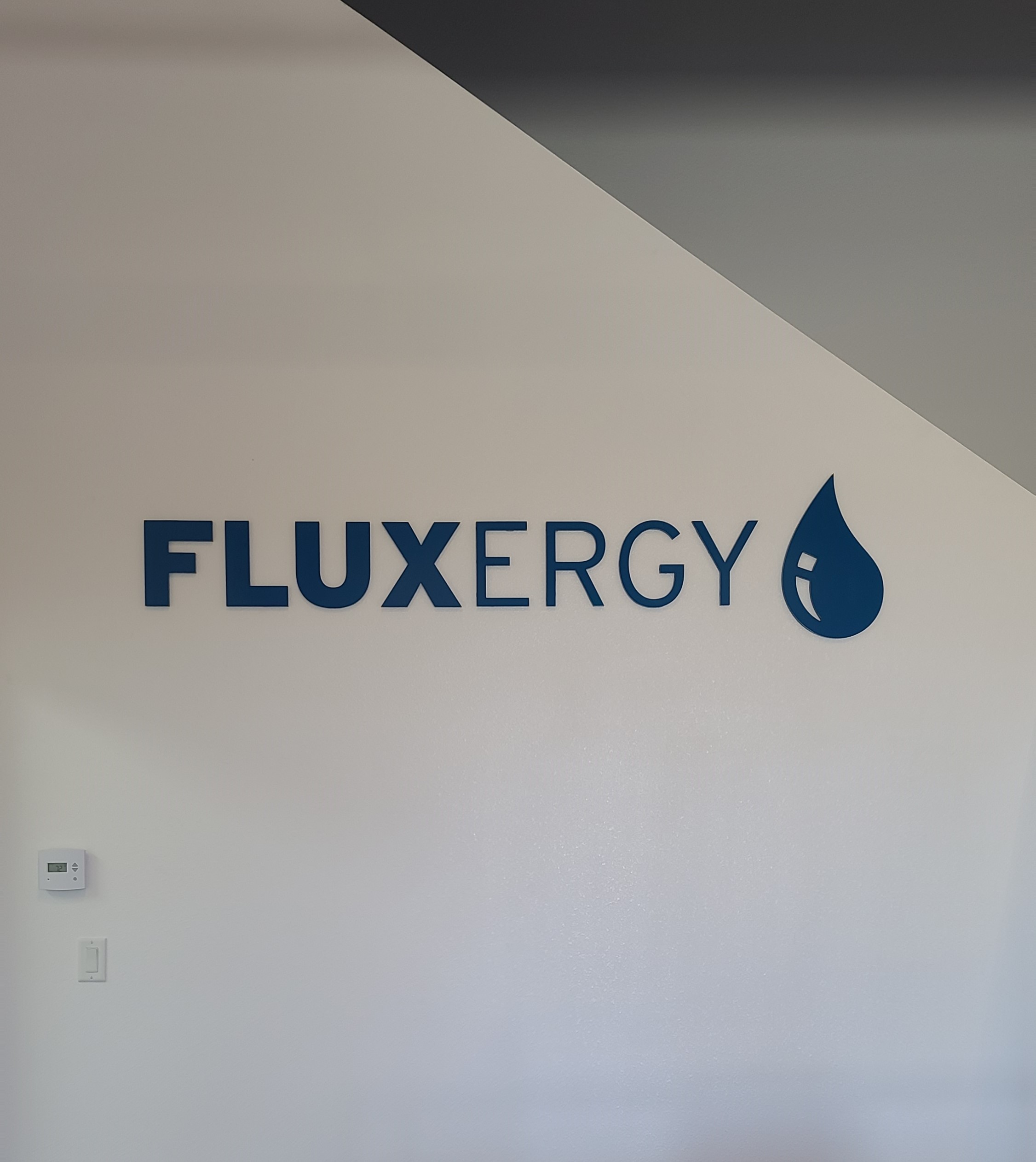 You are currently viewing Indoor Dimensional Letter Office Sign for Fluxergy in Irvine