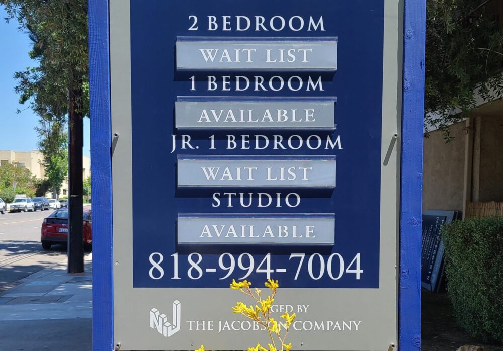 Post and Panel Sign Package for The Jacobson Company in Van Nuys