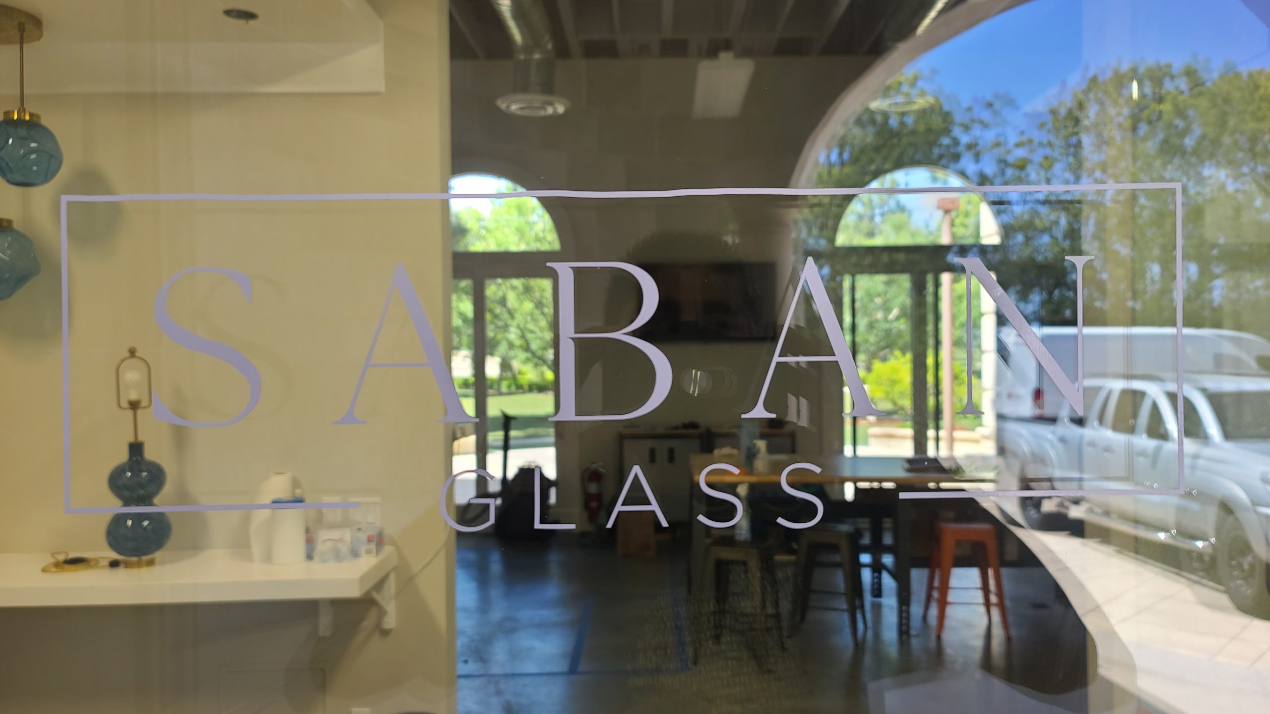You are currently viewing Storefront Window Graphics for Saban Glassware in Los Angeles
