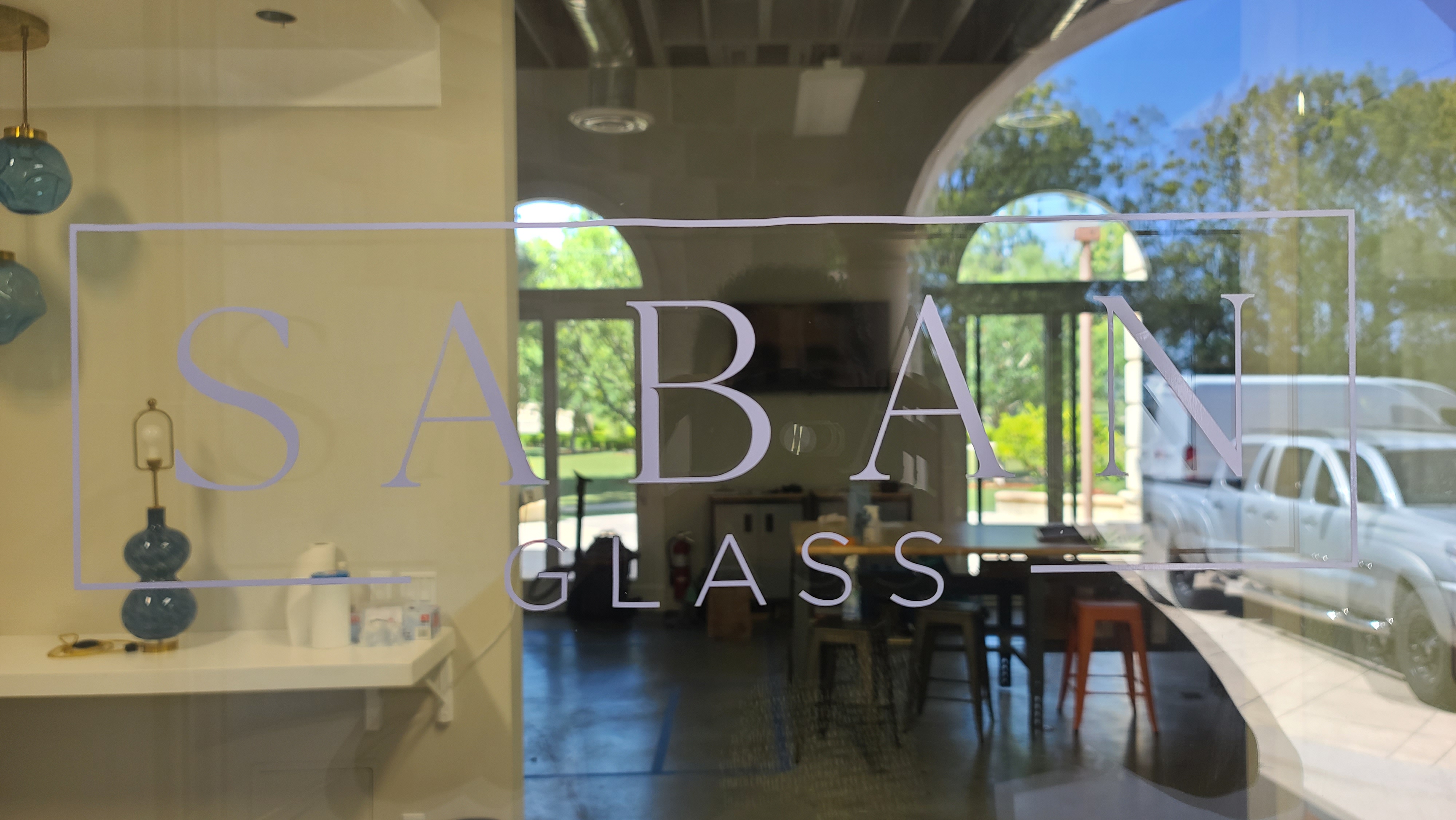 Read more about the article Storefront Window Graphics for Saban Glassware in Los Angeles