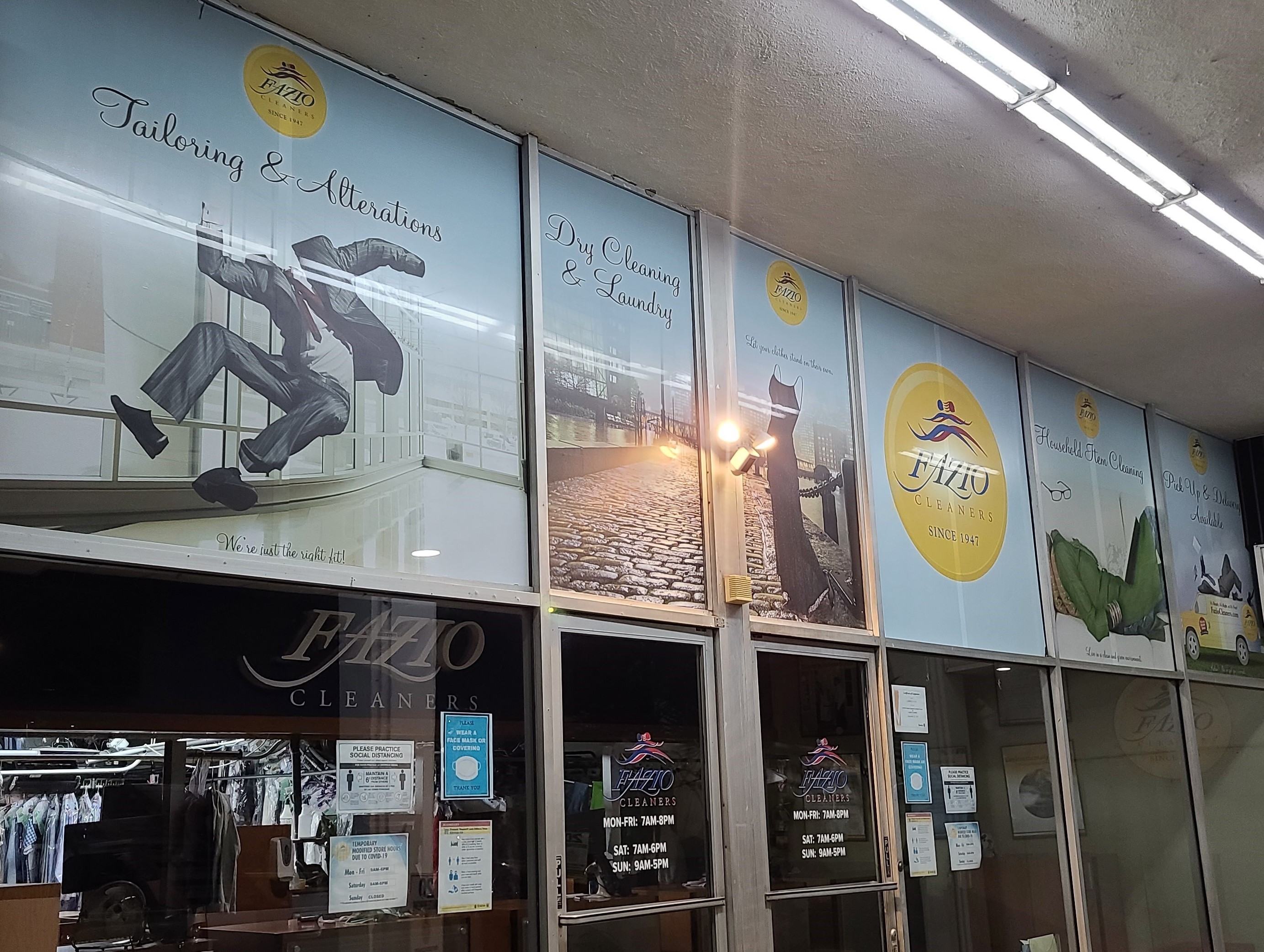 Read more about the article Perforated Window Graphics for Fazio Cleaners in Los Angeles